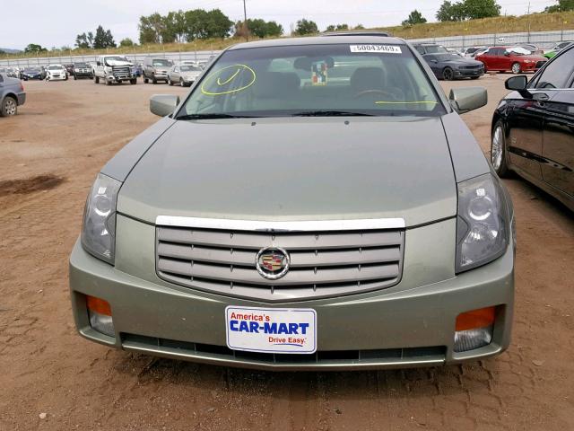 1G6DP567750175466 - 2005 CADILLAC CTS HI FEA GREEN photo 9