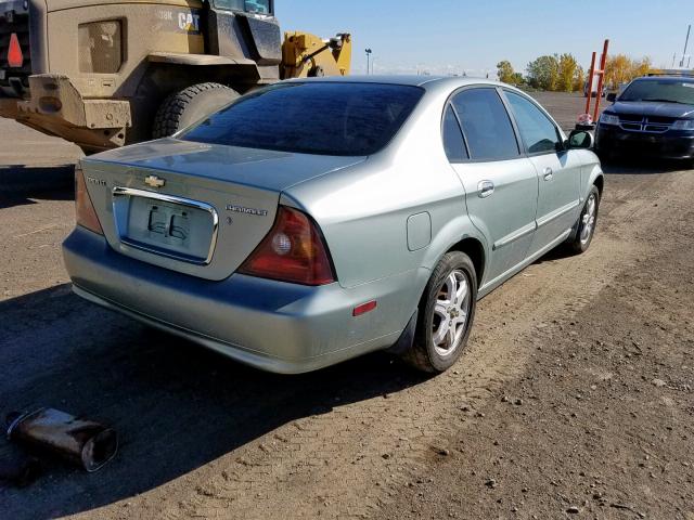 KL1VM52L54B111904 - 2004 CHEVROLET EPICA LT GREEN photo 4