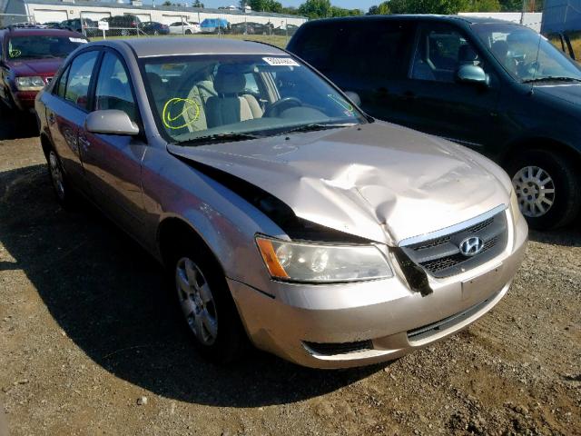 5NPET46CX6H081574 - 2006 HYUNDAI SONATA GL BEIGE photo 1