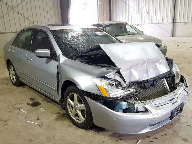 1HGCM566X4A058113 - 2004 HONDA ACCORD EX SILVER photo 1