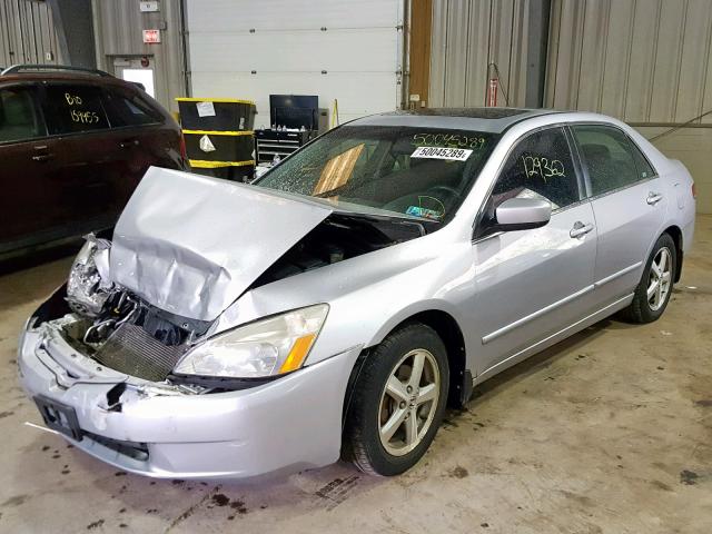 1HGCM566X4A058113 - 2004 HONDA ACCORD EX SILVER photo 2