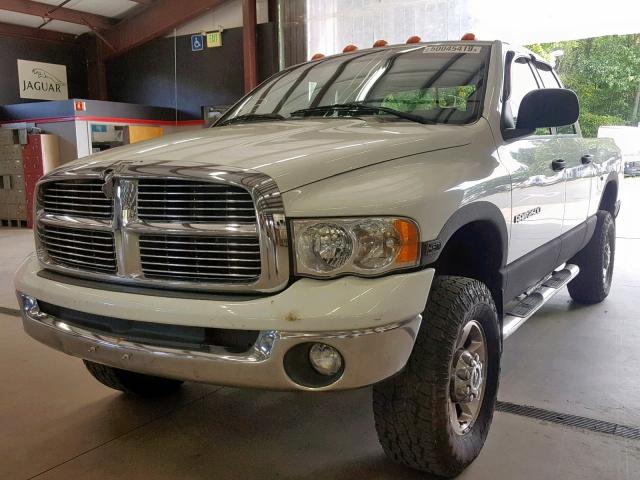3D7KU28D24G273058 - 2004 DODGE RAM 2500 S თეთრი ფოტო 2