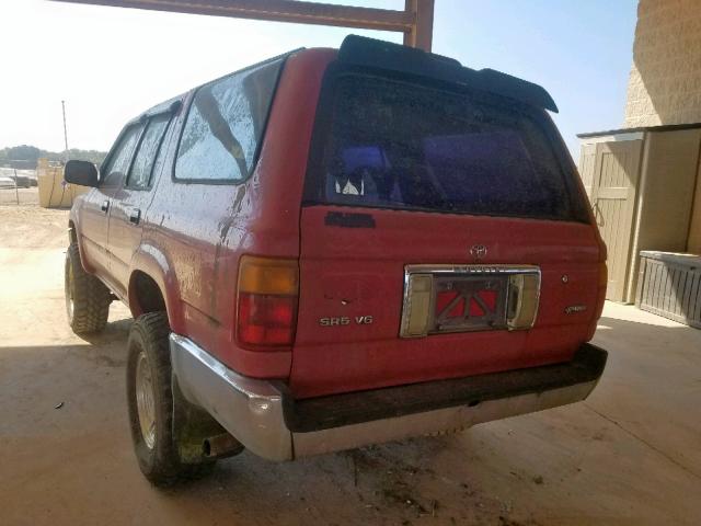 JT3VN39W1S0217497 - 1995 TOYOTA 4RUNNER VN RED photo 3