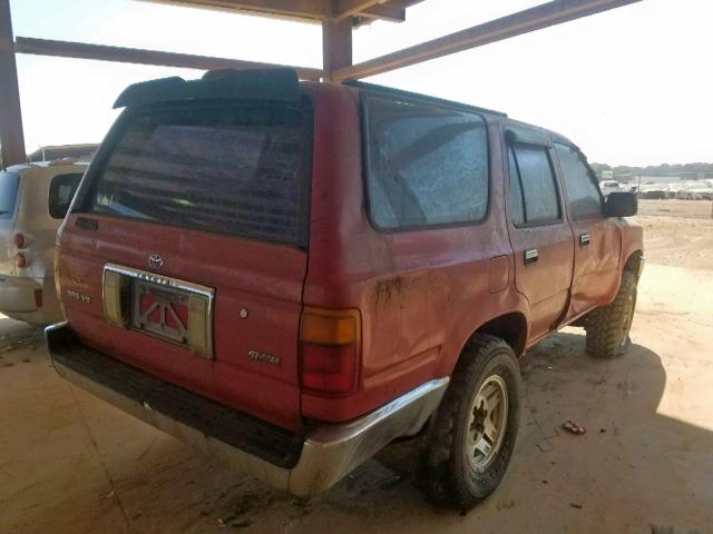 JT3VN39W1S0217497 - 1995 TOYOTA 4RUNNER VN RED photo 4