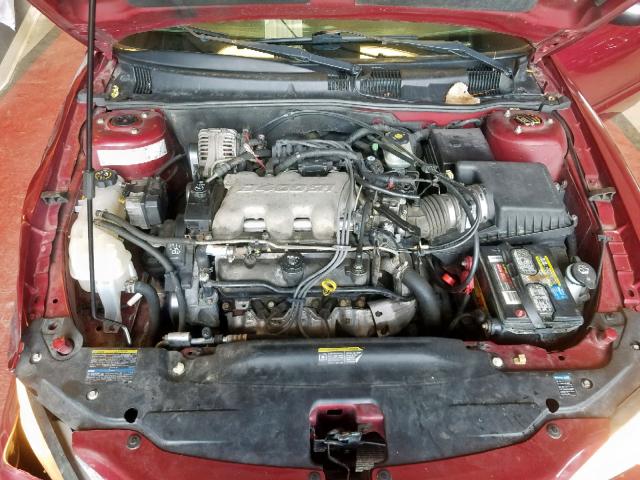 1G2NF52E94M603185 - 2004 PONTIAC GRAND AM S MAROON photo 7