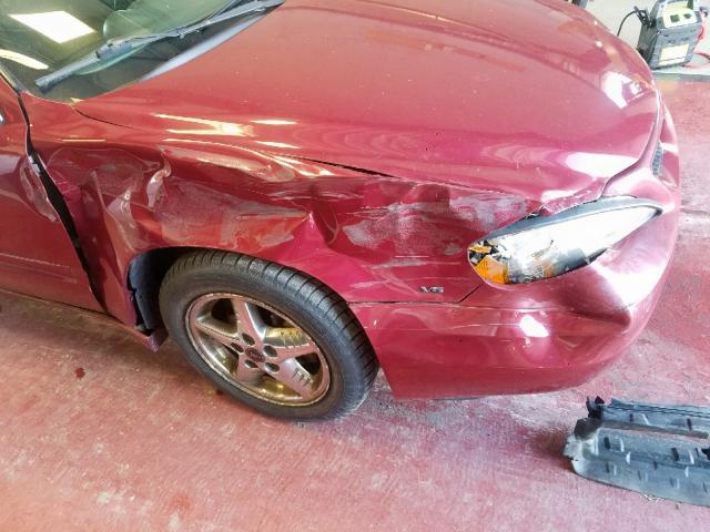 1G2NF52E94M603185 - 2004 PONTIAC GRAND AM S MAROON photo 9