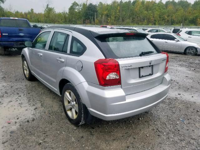 1C3CDWDA5CD536399 - 2012 DODGE CALIBER SX SILVER photo 3