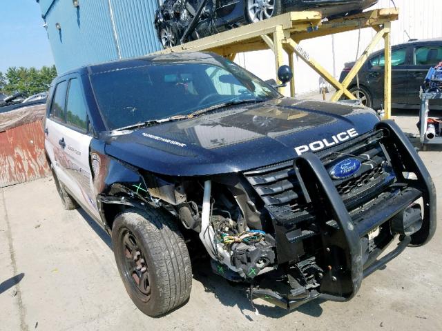 1FM5K8AR7HGA94498 - 2017 FORD EXPLORER P BLACK photo 1