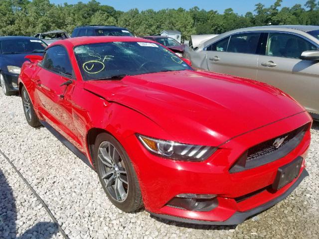 1FA6P8CF6F5349444 - 2015 FORD MUSTANG GT RED photo 1