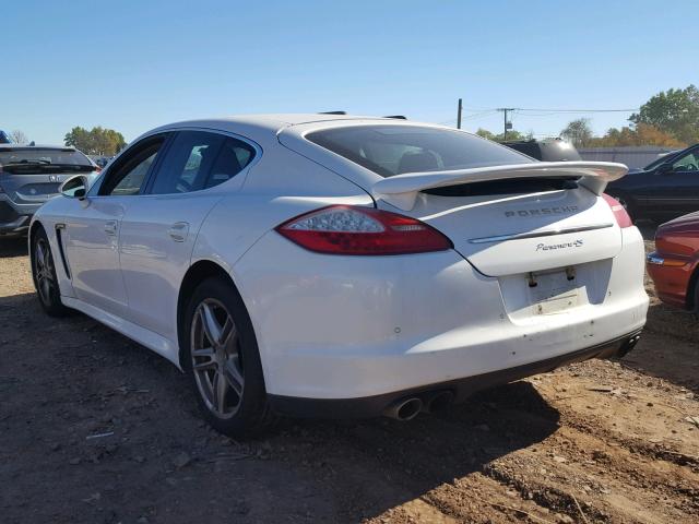 WP0AB2A7XAL064696 - 2010 PORSCHE PANAMERA S WHITE photo 3