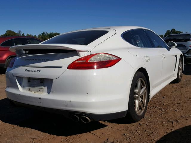 WP0AB2A7XAL064696 - 2010 PORSCHE PANAMERA S WHITE photo 4