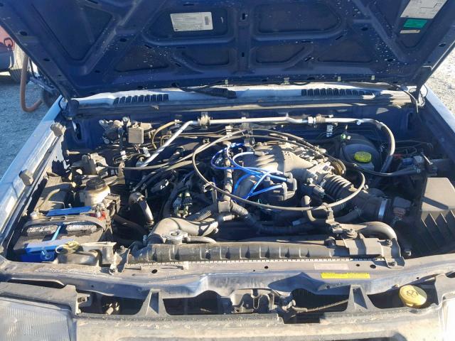 5N1ED28T91C525719 - 2001 NISSAN XTERRA XE BLUE photo 7