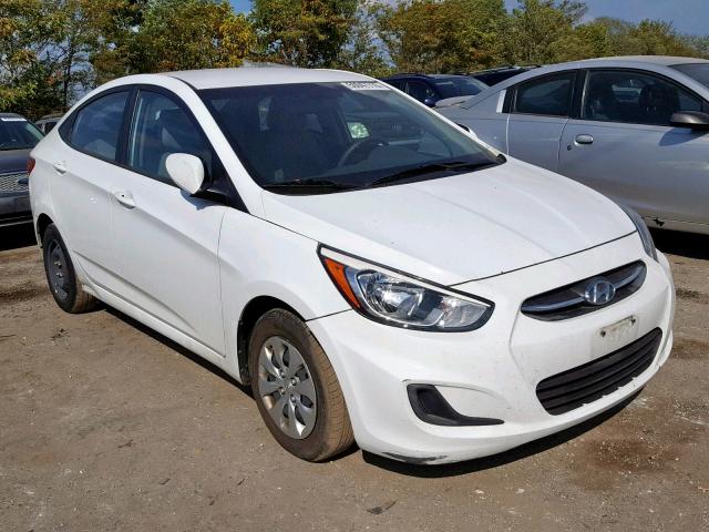 KMHCT4AE5GU136421 - 2016 HYUNDAI ACCENT SE WHITE photo 1