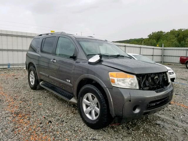 5N1BA08C38N600963 - 2008 NISSAN ARMADA SE GRAY photo 1