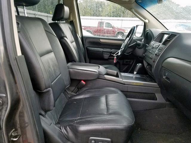 5N1BA08C38N600963 - 2008 NISSAN ARMADA SE GRAY photo 5