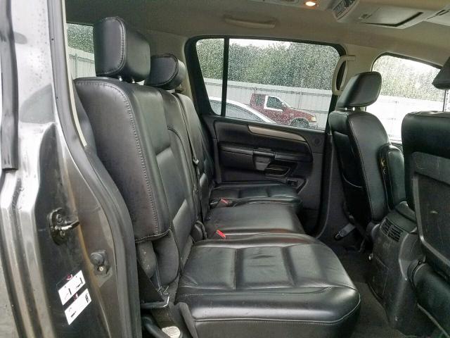 5N1BA08C38N600963 - 2008 NISSAN ARMADA SE GRAY photo 6