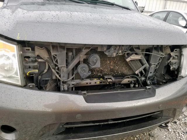 5N1BA08C38N600963 - 2008 NISSAN ARMADA SE GRAY photo 9