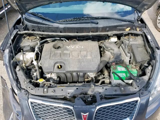 5Y2SP67819Z416764 - 2009 PONTIAC VIBE GRAY photo 7