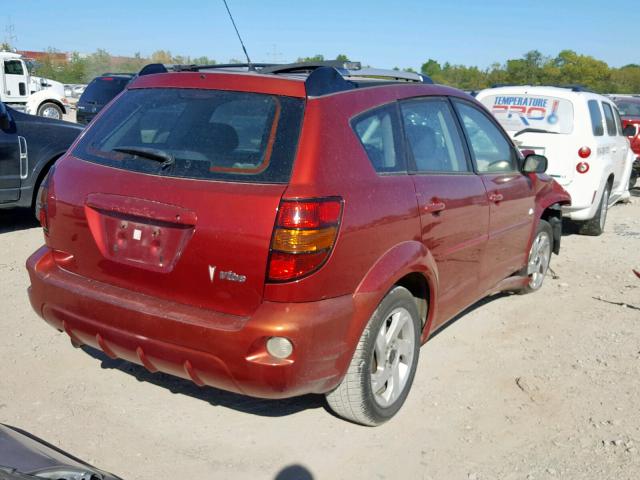 5Y2SL62863Z445980 - 2003 PONTIAC VIBE RED photo 4