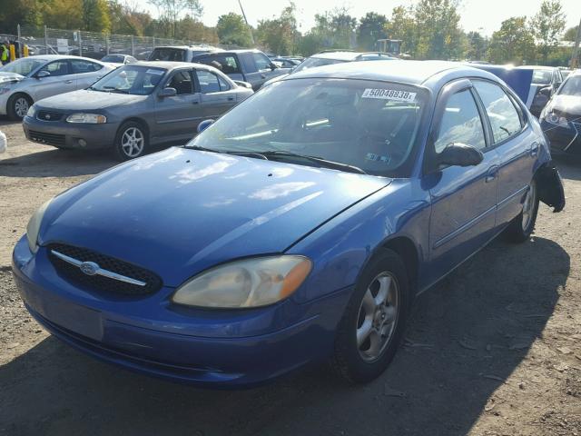 1FAFP55U43A182787 - 2003 FORD TAURUS SES BLUE photo 2