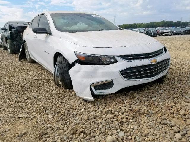 1G1ZB5ST7GF242452 - 2016 CHEVROLET MALIBU LS WHITE photo 1