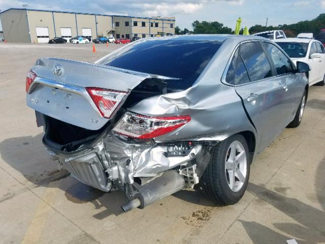 4T4BF1FK8GR576445 - 2016 TOYOTA CAMRY LE GRAY photo 4