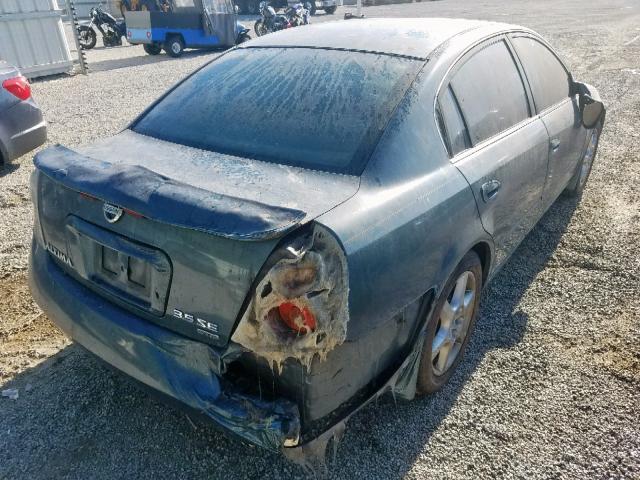 1N4BL11D22C160735 - 2002 NISSAN ALTIMA SE TEAL photo 4