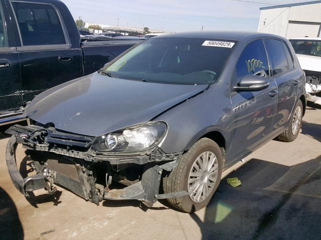 WVWDB7AJ1DW083226 - 2013 VOLKSWAGEN GOLF GRAY photo 2