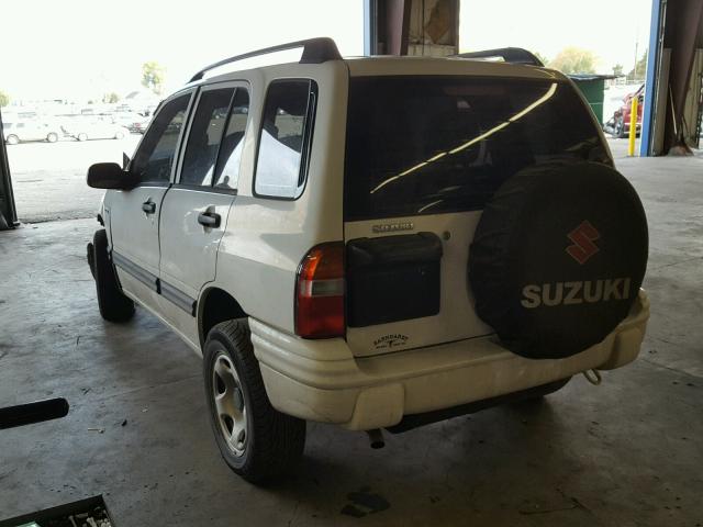 2S3TD52V9X6110619 - 1999 SUZUKI VITARA JX WHITE photo 3