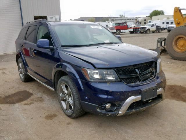 3C4PDDGG9HT548414 - 2017 DODGE JOURNEY CR BLUE photo 1