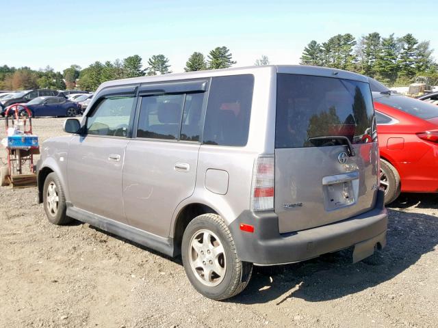 JTLKT324X64122937 - 2006 TOYOTA SCION XB 灰色 照片 3