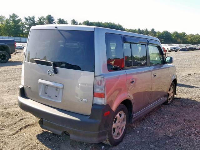 JTLKT324X64122937 - 2006 TOYOTA SCION XB 灰色 照片 4