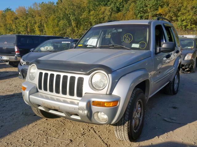 1J4GL58K92W117854 - 2002 JEEP LIBERTY LI SILVER photo 2