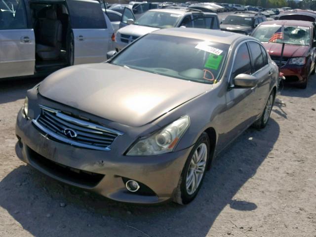 JN1CV6AP6AM405614 - 2010 INFINITI G37 BASE GRAY photo 2