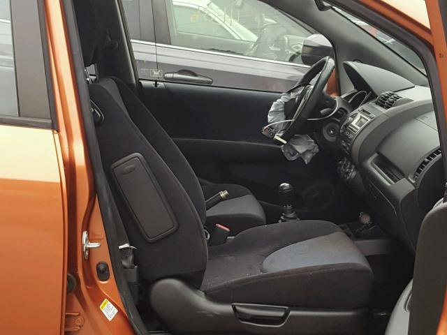 JHMGD37627S056968 - 2007 HONDA FIT S 橙色 照片 5