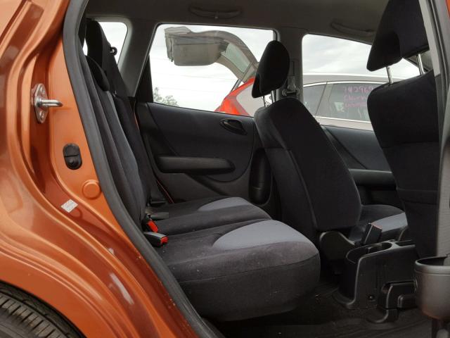 JHMGD37627S056968 - 2007 HONDA FIT S 橙色 照片 6