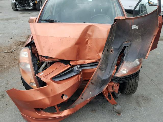 JHMGD37627S056968 - 2007 HONDA FIT S 橙色 照片 7