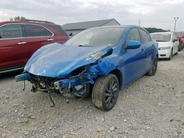 JM1BL1W84C1659443 - 2012 MAZDA 3 I BLUE photo 2