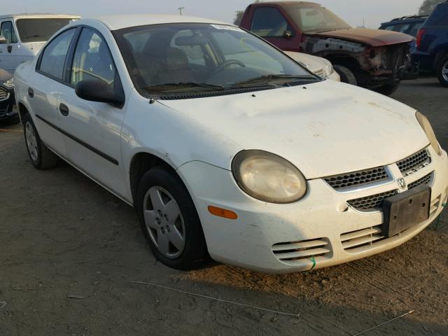 1B3ES26C33D175161 - 2003 DODGE NEON SE WHITE photo 1