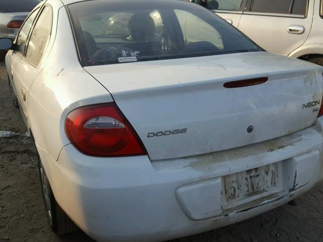 1B3ES26C33D175161 - 2003 DODGE NEON SE WHITE photo 3