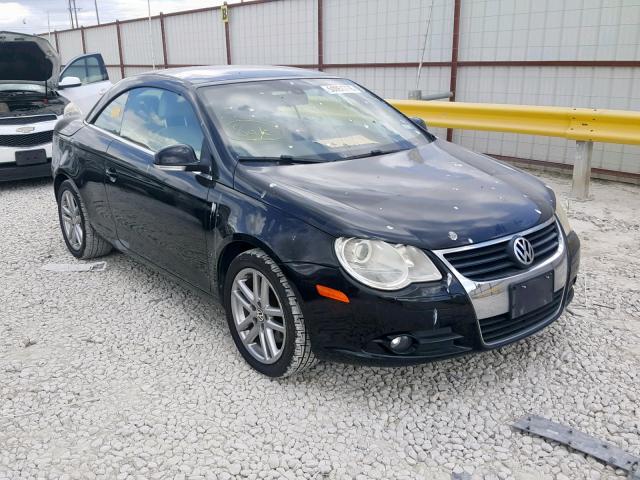 WVWFA71F98V016117 - 2008 VOLKSWAGEN EOS LUX 黑色 照片 1