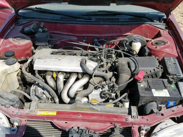 2T1BR12E2XC126826 - 1999 TOYOTA COROLLA VE RED photo 7
