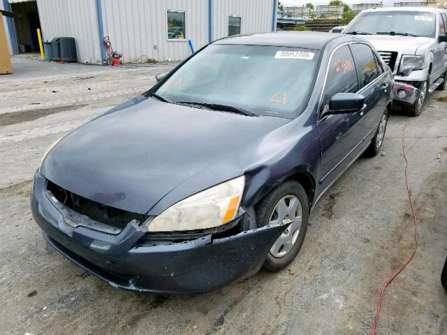 3HGCM56455G703641 - 2005 HONDA ACCORD LX BLUE photo 2