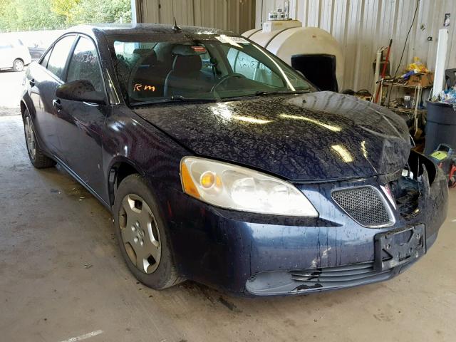 1G2ZF57B784153736 - 2008 PONTIAC G6 VALUE L BLUE photo 1