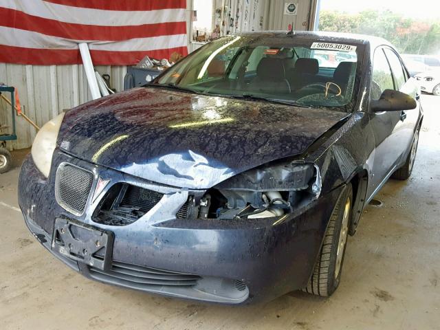 1G2ZF57B784153736 - 2008 PONTIAC G6 VALUE L BLUE photo 2