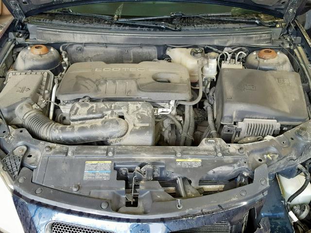 1G2ZF57B784153736 - 2008 PONTIAC G6 VALUE L BLUE photo 7