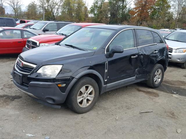 3GSCL33P18S622887 - 2008 SATURN VUE XE BLACK photo 2