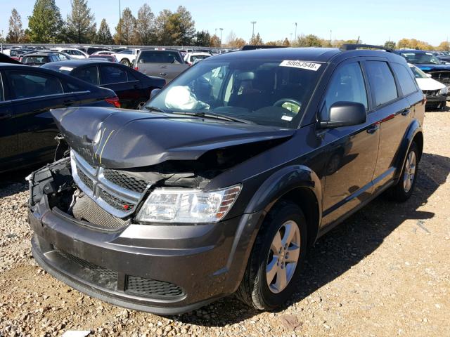 3C4PDCAB2FT746014 - 2015 DODGE JOURNEY SE GRAY photo 2