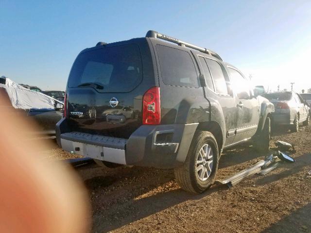 5N1AN0NU1EN808719 - 2014 NISSAN XTERRA X BLACK photo 4