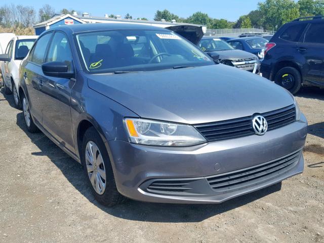 3VW2K7AJ7CM320885 - 2012 VOLKSWAGEN JETTA BASE GRAY photo 1
